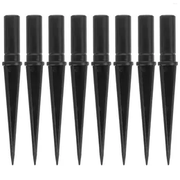 Garden Decorations 10 Pcs Land Solar Lights For Outside Path Stakes Replacement Plastic Ground Lawn Lamp Spike Outdoor