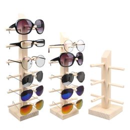 New Wooden Sunglasses Holder Glasses Rack Men Women's Sunglasses Display Shelf Household Organiser Glasses Frame Container253N