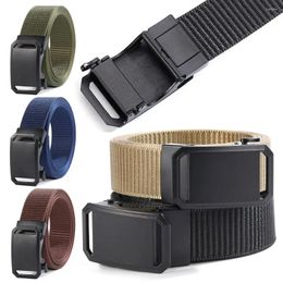 Belts Simple Wild Style Nylon Braided Belt Fashion Business Casual Automatic Buckle Waistband Weave Waist Band