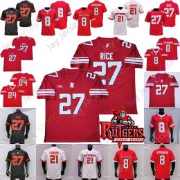 CUSTOM 911 Special Rutgers Scarlet Knights Football Jersey NCAA College Ray Rice Isaih Pacheco Bo Max Melton Vedral Cruickshank Wright-colli