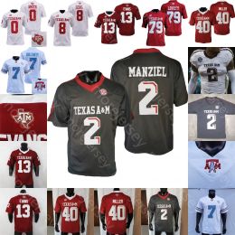 CUSTOM Texas A&M Aggie Football Jersey NCAA College Johnny Manziel Von Miller Haynes King Achane Smith Johnson Russell Jr. Gilbert Cooper St