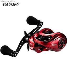 Fly Fishing Reels2 Merage Smooth Baitcasting Reel Real 9Kg Max Drag 7+1BB 7.2 1 Gear Ratio High-speed Fishing Reel Centrifugal Brake SystemL23118