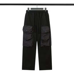 Men's Pants topstoney Summer male Casual Korean Version Slim Overalls Sports Youth Tide Brand High-quality 320g Cotton Trousers Clothing couple trouse 217#