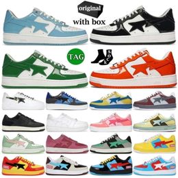 With Box APBapestas Mens Running Shoes Black ABC Baby Blue Orange Camo Green Pastel Pink Nostalgic Burgundy Grey Men Women Designer Trainers Sneakers Size 36-45