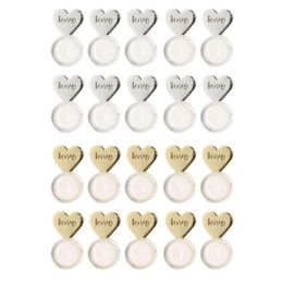 20Pcs Heart Love Magic Earring Lifters Lifts Backs Adjustable Hypoallergenic Nuts Ear Lobe Support Stud312Q