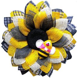 Wall Stickers Sunflower Sticker Wreath Pattern Living Room Bedroom Decoration Removable Home Decor Decals Murals #LR1
