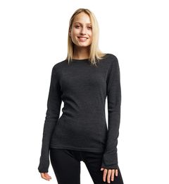 Women's Thermal Underwear 100% Merino Wool Base Layer Women Merino Wool 165G Lightweight Long Sleeve Thermal Shirt Thermal Underwear Wicking Anti-Odor 231218