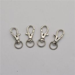 100Pcs 32mm Lobster Clasp Metal Connector Jewellery Swivel Clasps Keychain Parts Bag Accessories Diy Jewellery Making Accessories187s