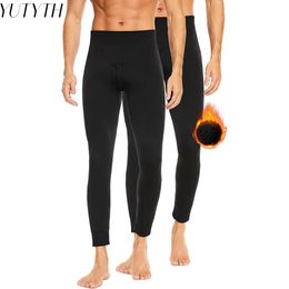 Men's Thermal Underwear Men Thermal Underwear Men Long Johns Skin-Friendly Underpants Winter Warm Long Pants Male Soft Elastic Leggings Comfortable Tigh 231218