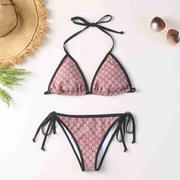 Famous Designer Hot Selling Bikini Women Swimwear Stock Swimsuit Bandage Sexy Bathing Suits