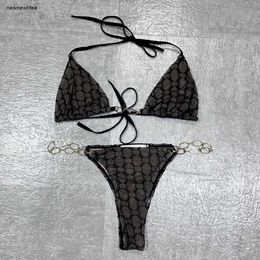 Designer Sexy Bikini Set for Women Swimsuit Twopieces Crop Top Swimwear Thong Bathing Suit High Waist Beachwear Favourite
