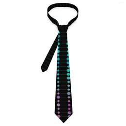Bow Ties Colorful Dots And Stripes Tie Elegant Modern Print Business Neck Cute Funny For Men Design Collar Necktie
