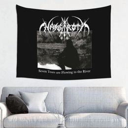 Tapestries Burzum Death Metal Tapestry Colorful Polyester Wall Hanging Music Decoration For Bedroom Table Cover Retro