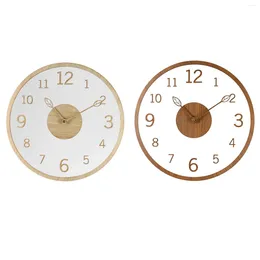 Wall Clocks Modern Clock Minimalist Simple Analogue Acrylic Hanging For Living Room Office Bathroom Bedroom