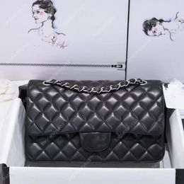 10A designer bag handbag high quality saddle bag classic flap bag 25CM White Fashion Shoulder Bags luxury crossbody bag Diamond Lattice sheepskin lady bag With box