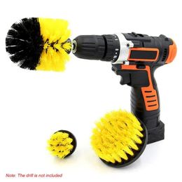 Accessories 2 3 4 5inch Drill Brush Soft Medium Attachment Scrub Cleaning Kit for Pool Tile Flooring Brick Ceramic Marble Grout and Much M