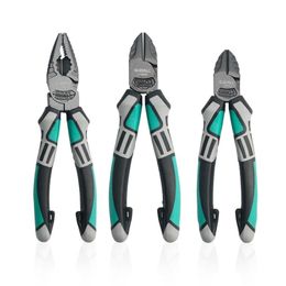 ELECALL Wire cutter pliers 6 7 Diagonal pliers cutting nipper wire stripper plier hand tools for cable cutters electri327r