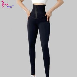 Waist Tummy Shaper SEXYWG Women Shapewear Leggings High Waist Tummy Control Body Shaper Leggings 231216