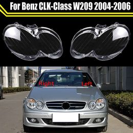 for Benz Clk-class W209 2004 2005 2006 Car Front Headlight Lens Cover Transparent Lampshade Glass Lampcover Caps Headlamp Shell