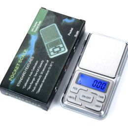 wholesale English Style Electronic Mini Pocket Scale With Retail Box Digital Scales Precision Jewellery Scales Backlight Weight Balance ZZ