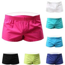 Men's Shorts Men Solid Color Summer Sports Gym Elastic Waist Shorts Beach Swimming Trunks pantalones cortos de hombre 2022L231218