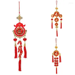 Decorative Figurines Year And Spring Festival Door Hanging Decorations Home Festive Tassel Fu Character Pendant