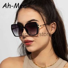 Sunglasses Fashion Square Sunglasses Women Trendy Style Sun Glasses For Lady Vintage Shades Gradient Oculos UV400 Streetwear Eyewear J231218