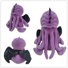 Pluszowe lalki 25 cm Cthulhucraft Toys Cute Soft Schled Anime Octopus na urodziny Birthday Prezent 231218