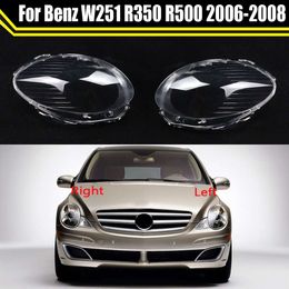 Headlamp Case for Mercedes-benz W251 R350 R500 2006 2007 2008 Car Front Headlight Cover Glass Lamp Caps Lampshade Lens Shell