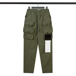 mens cargo pant man designer cargos pants fashion sweatpant trousers work trouser topstoney high street hip hop casual multi-pockets loose straight overalls jogger