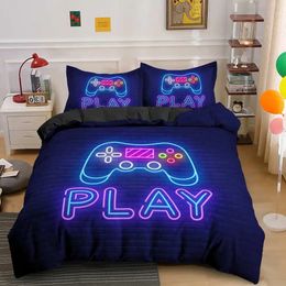 Bedding sets Gamepad Comforter Cover r Bedding Set Teens Video Duvet for Youth Kids Boys Modern Controller Bedspread 231218
