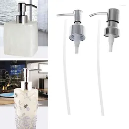 Kitchen Faucets Stainless Steel Soap And Lotion Dispenser Pumps For Head Manual Press Replacement Your Bottles Du Drop