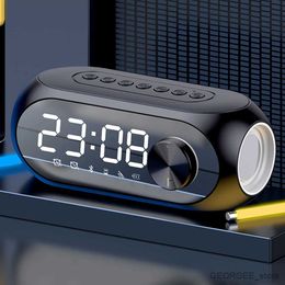 مكبرات صوت مكبر صوت لاسلكي LED LED TF Card FM Radio Audio Audio Digital Clock TV Box للاضطل