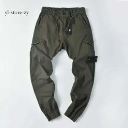 Pantaloni cargo da uomo firmati Stones Island Pantaloni da papà Stones Island Leggings Pantaloni da lavoro Pantaloni larghi autunnali e tascabili da lavoro in pietra 4823