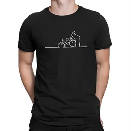 Men's T Shirts La Linea Bike Tshirt Homme Clothes Blusas Polyester Shirt For Men