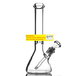 Hookahs Beaker 9mm Bongs glass water pipe have elephant Joint Super Heavy bong big dab rig ZZ