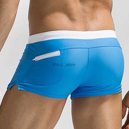 Underpants Boxer Fashion Quick Trunks Mens Swimwear Men Shorts Bathing Men's Sports Swimming Sexy Loose Briefs DryingL231218