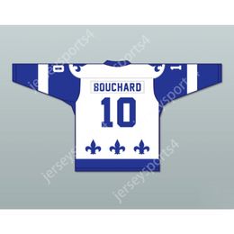 Custom DANNY BOUCHARD 10 LE NATIONAL DE QUEBEC HOCKEY JERSEY LANCE ET COMPTE NEW Top Stitched S-M-L-XL-XXL-3XL-4XL-5XL-6XL