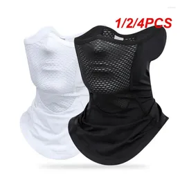 Bandanas 1/2/4PCS 50 Silk Sports Neck Gaiter Outdoor Dust Sunscreen Motorcycle Cycling Half Face Mask