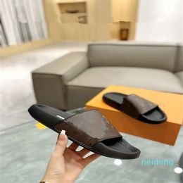 Leather Heel Embroidered Sandals Women Slippers Sandal Lady Wedding Party Slides Flats Ankle Buckle