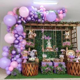 Other Event Party Supplies Balloon Chain Package Pink Purple Latex Balloon Set Birthday Valentine's Day Party Wedding Room Party Decoration 231218