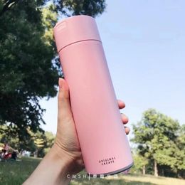 Water Bottles Insulated Cup Student 304 Vacuum Stainless Steel Simple And Portable Outdoor Small Fresh Harajuku Tea Making