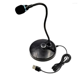 Microphones USB Microphone Desktop Computer PC Mic For YouTube Streaming Podcasting Gaming Mac Windows E1YA