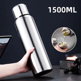 Water Bottles GIANXI 600 1500ML Stainless Steel Thermal Bottle For Coffee Household Portable Kitchen Bar Supplies 231218