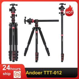 Accessories Andoer TTT012 183cm Camera Tripod Detachable Tripod Monopod Stand with Panoramic Rotatable Ball Head for Camera phone