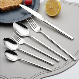 Dinnerware Sets Stainless Steel Knife Fork Spoon Thickened Beautiful Appearance Light Luxury Western Steak And