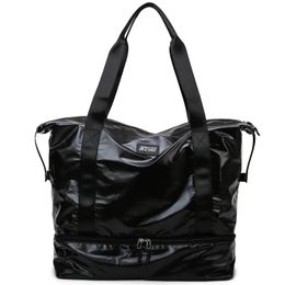 Bags Sports Fitness Bag Women's Gym Travel Bags Outdoor Handbag Beach Swimming Storage Bag Travel Luggage Bag Shoe Compartment Q0705