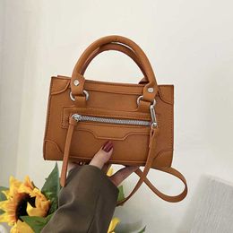 Designer women's handbag Spring Litchi Pattern Personalised Small Square 2023 New Fashion Trend Single Shoulder Crossbody Women's Bag