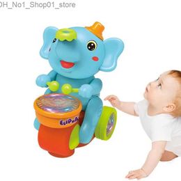 Sorting Nesting Stacking toys Elephant Toys For Kids Light Up Educational Learning Toy With Music And Levitation Ball Over Q231218