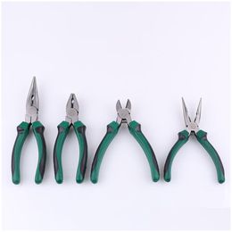 Pliers 6-Inch 8-Inch Pointed Pliers Electrician Wire Cutting Diagonal Industrial Grade Manual Quick Hand Drop Delivery Home Garden Too Otuzc